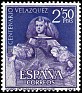 Spain 1961 Velazquez 2,50 Ptas Violet And Blue Edifil 1342